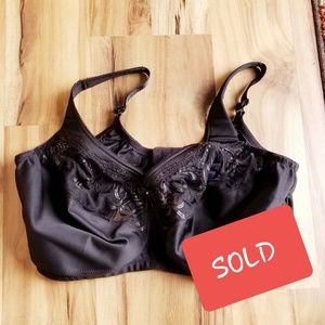 Glamorise Magic Lift Embroidered Bra 42H